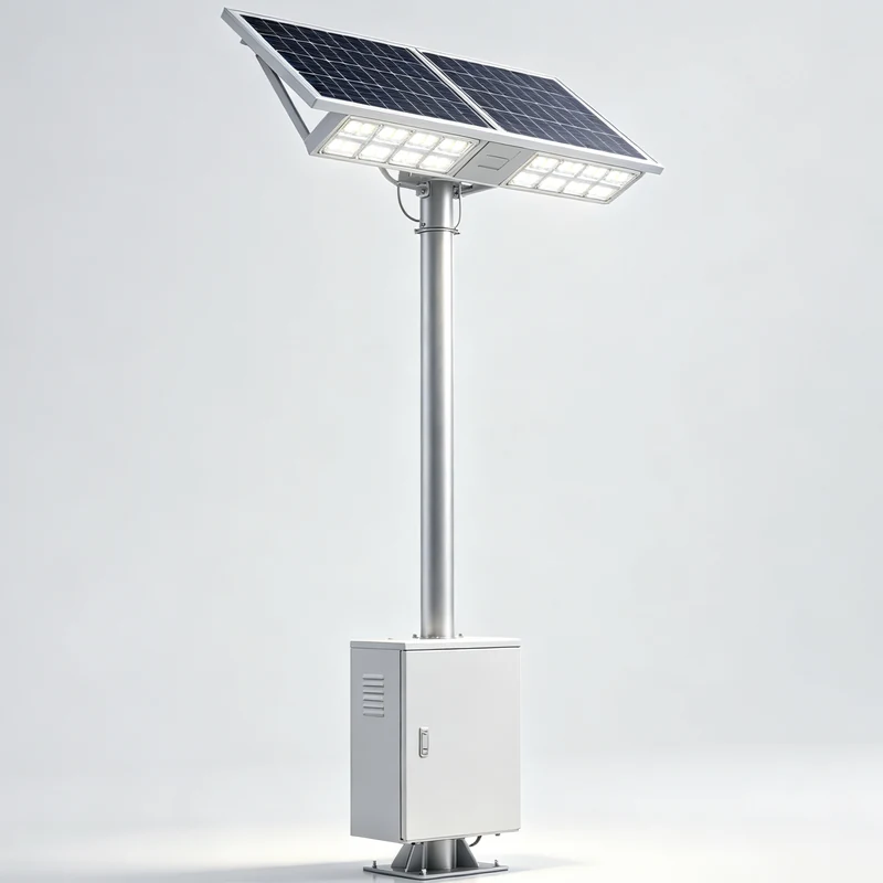 Solar-powered Light Towers — illustrative image